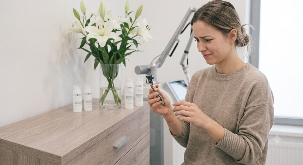 como rasurarse antes de la depilacion laser